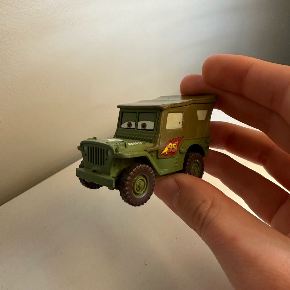 Sarge diecast from Disney Pixar Cars